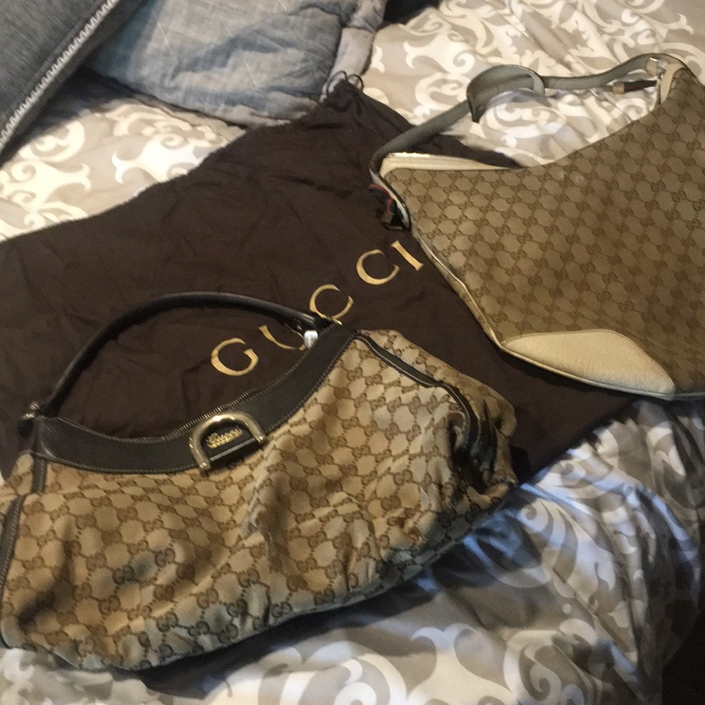 Two authentic gucci bags